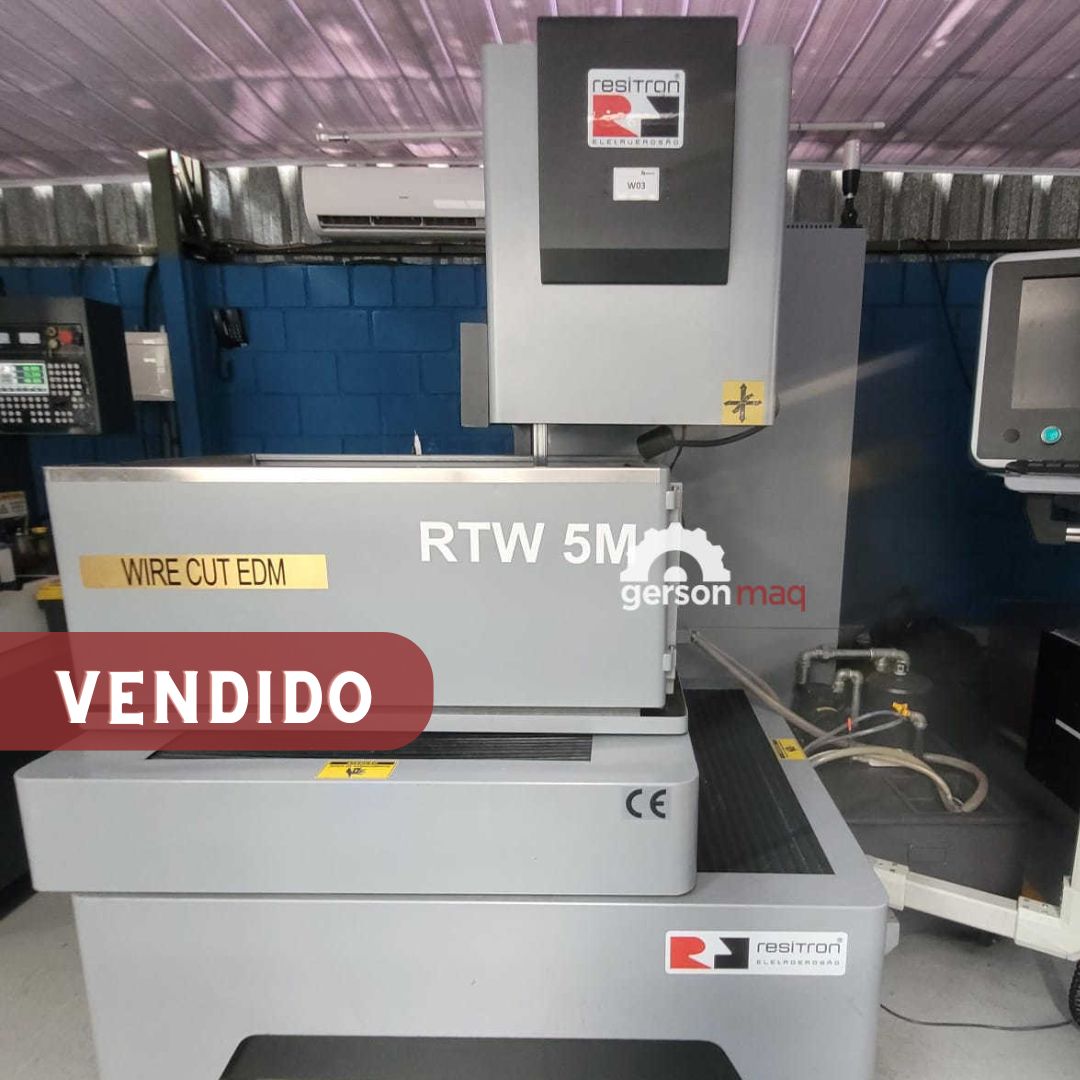 ELETROEROSÃO A FIO MOLIBDENIO RESITRON RTW5M ANO 2023